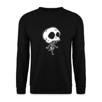 Vampire Skeleton - Unisex Sweatshirt - black - Front - Alina (178cm) & Michal (187cm)