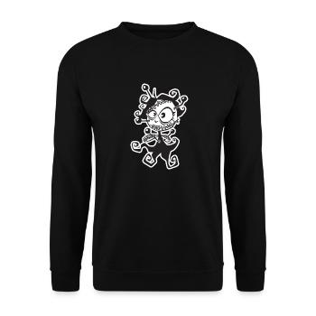 Poupée Voodoo vampire - Sweat-shirt Unisexe - noir - Devant - Alina (178cm) & Michal (187cm)