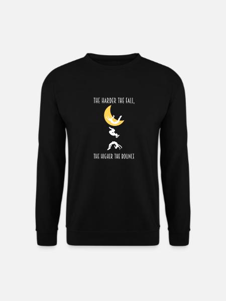 Gymnastik Turnen und Trampolin Akrobatik Sport - Unisex Pullover - Schwarz