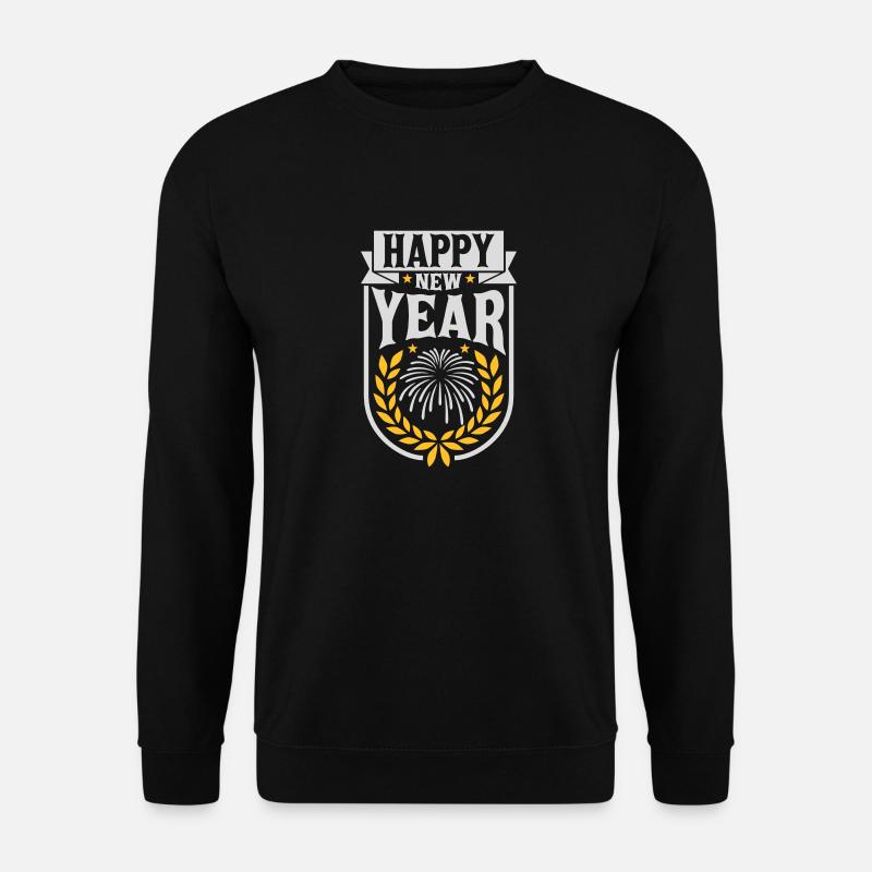 Citation Bonne année - Sweat-shirt Unisexe - noir