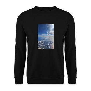 skyphotography 06 - Unisex Pullover - Schwarz - Vorne - Alina (178cm) & Michal (187cm)