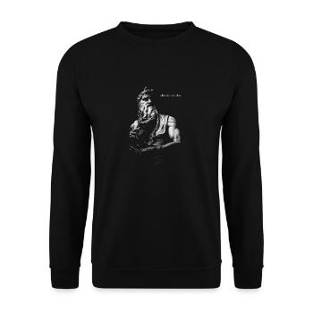 Vivid Retro - Étranger dans un pays étranger - Sweat-shirt Unisexe - noir - Devant - Alina (178cm) & Michal (187cm)
