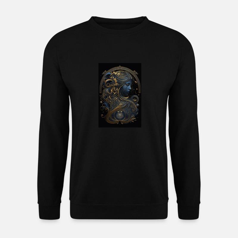 Sternzeichen Jungfrau - Unisex Pullover - Schwarz