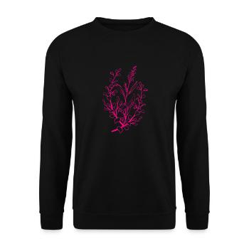 Florist Flower Plant Nature Gardener - Unisex Sweatshirt - black - Front - Alina (178cm) & Michal (187cm)