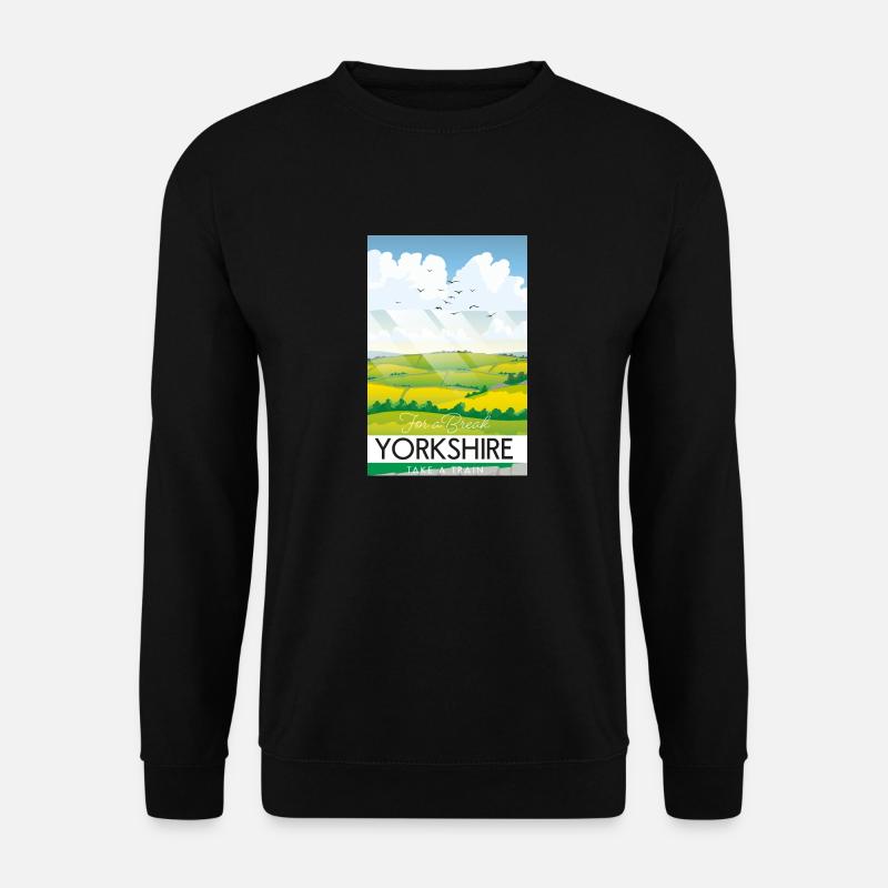 Yorkshire take a break - Unisex Sweatshirt - black