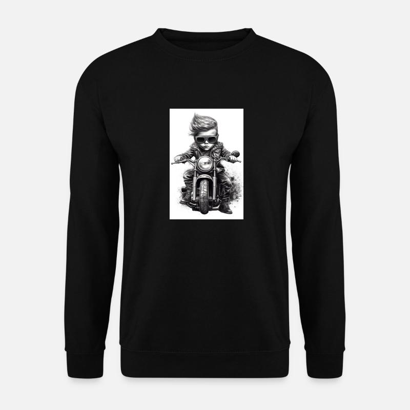 Junior Biker - Unisex Sweatshirt - black