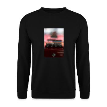 guitar - Unisex Sweatshirt - black - Front - Alina (178cm) & Michal (187cm)
