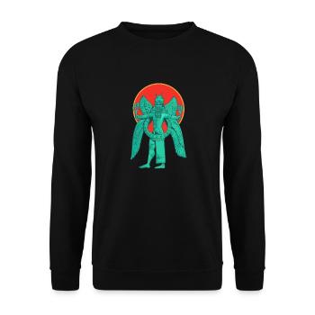 Gilgamesh - Sweat-shirt Unisexe - noir - Devant - Alina (178cm) & Michal (187cm)