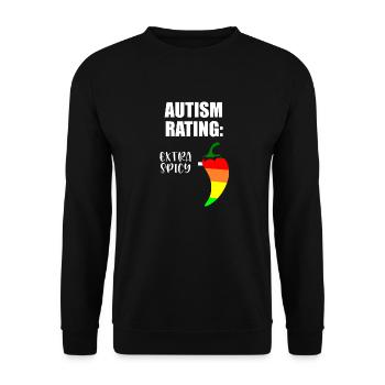 Évaluation de l’autisme - Sweat-shirt Unisexe - noir - Devant - Alina (178cm) & Michal (187cm)