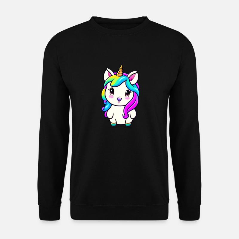 Niedliches Einhorn - Unisex Pullover - Schwarz