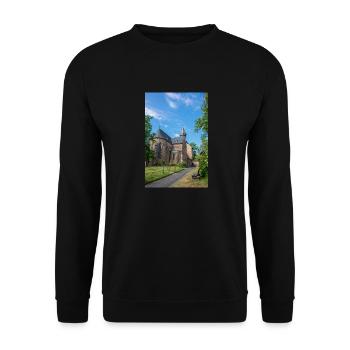 Pfarrkirche St. Peter und Paul Goslar - Unisex Pullover - Schwarz - Vorne - Alina (178cm) & Michal (187cm)