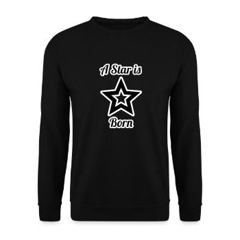 Rock Star - Unisex Pullover - Schwarz - Vorne - Alina (178cm) & Michal (187cm)