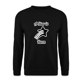 Rock Star - Unisex Pullover - Schwarz - Vorne - Alina (178cm) & Michal (187cm)
