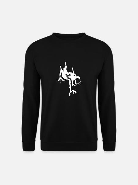 dragon7 blanc - Sweat-shirt Unisexe - noir