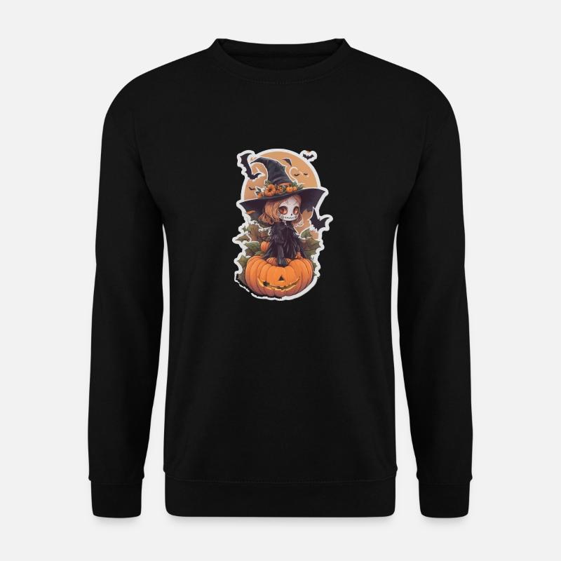 Helloween Pumpkin Witch - Unisex Sweatshirt - black