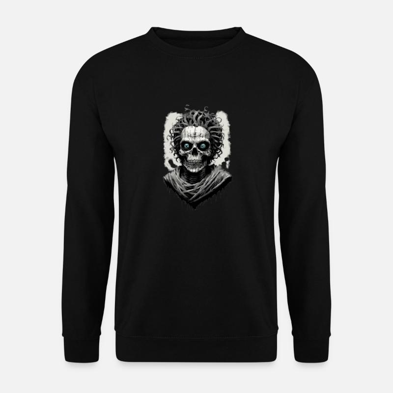Porträt einer Mumie 12 - Unisex Pullover - Schwarz