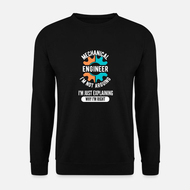 mechanical engineer - Unisex Sweatshirt - black