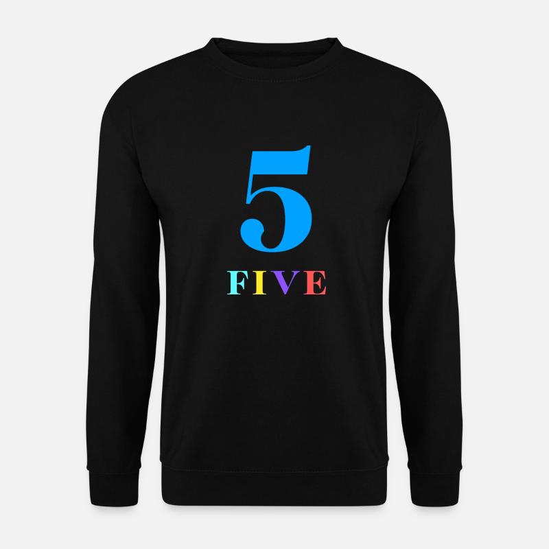 Five -5th Anniversary - Unisex Sweatshirt - black