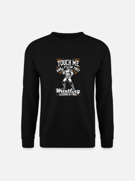 Pro Wrestler Motivation Tee - Unisex Pullover - Schwarz