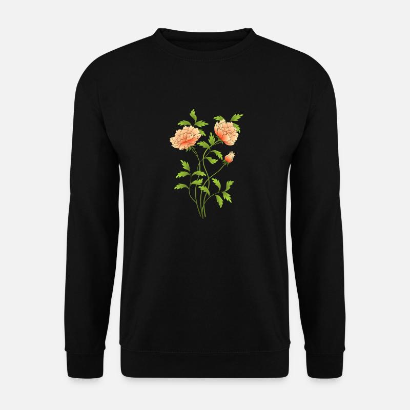 Flowers - Unisex Sweatshirt - black