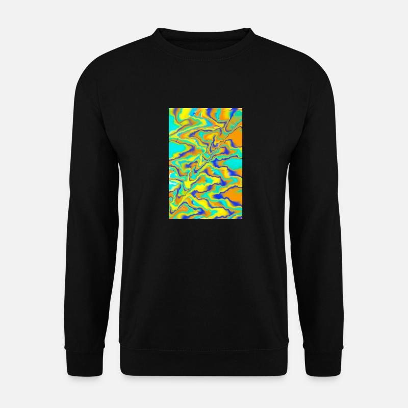 Abstrakt Kunst - Unisex Pullover - Schwarz