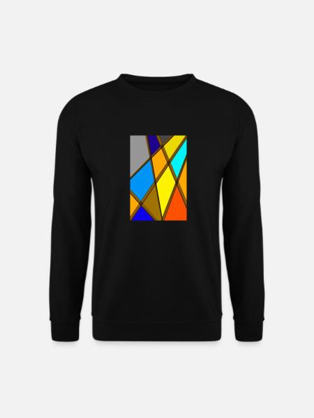 Bunte abstrakte Kunst - Unisex Pullover - Schwarz