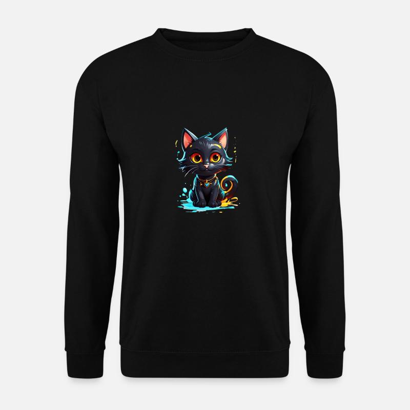 Black Kitty - Unisex Sweatshirt - black