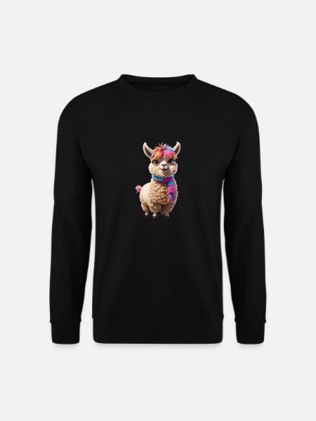 Alpaca - Unisex Sweatshirt - black