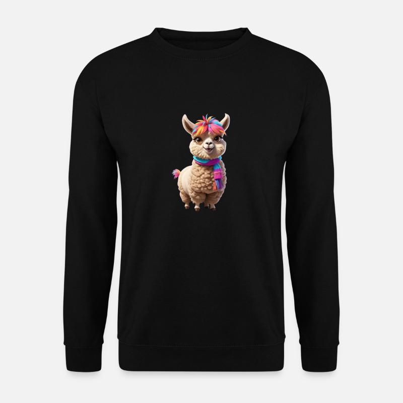 Alpaca - Unisex Sweatshirt - black