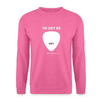 Je suis de PÚA SOFT - Sweat-shirt Unisexe - rose - Devant