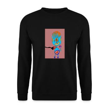 Collection Ville Noire - Sweat-shirt Unisexe - noir - Devant - Alina (178cm) & Michal (187cm)