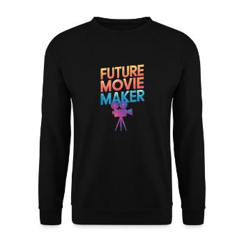 Filmemacher Filmregisseur Kameramann Film - Unisex Pullover - Schwarz - Vorne - Alina (178cm) & Michal (187cm)
