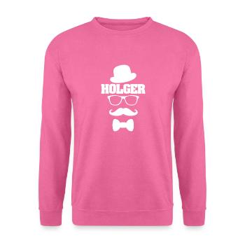 Cadeau pour Holger - Sweat-shirt Unisexe - rose - Devant