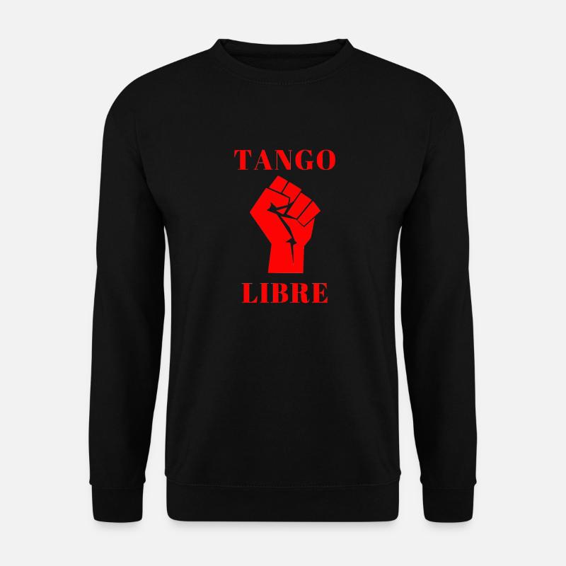 Tango Libre in Red - Unisex Sweatshirt - black