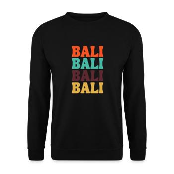 stunning Bali Indonesia - Unisex Sweatshirt - black - Front - Alina (178cm) & Michal (187cm)