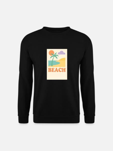 C'est la vibe a la plage - Sweat-shirt Unisexe - noir