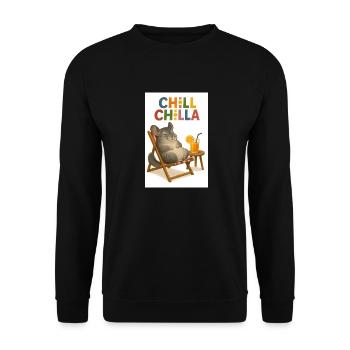 17 - Unisex Pullover - Schwarz - Vorne - Alina (178cm) & Michal (187cm)