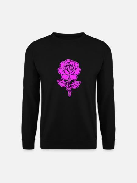 Rose Contour - Unisex Sweatshirt - black