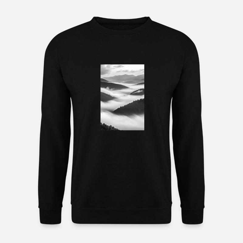 Flüstern im Nebel - Unisex Pullover - Schwarz