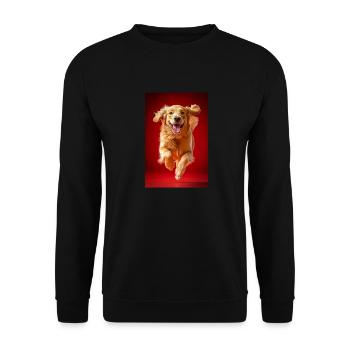 Flying Golden Joy - Unisex Sweatshirt - black - Front - Alina (178cm) & Michal (187cm)
