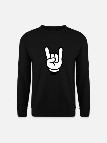 Party Hand Comic - Unisex Sweatshirt - black