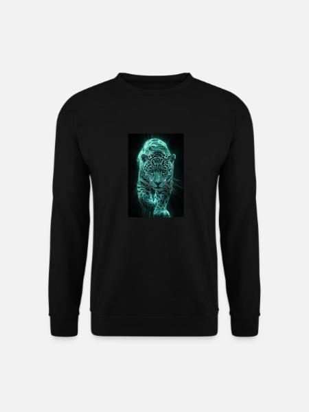 Neon Jaguar in Motion - Unisex Sweatshirt - black