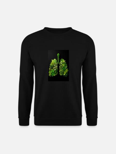 Green Lungs of Nature - Unisex Sweatshirt - black