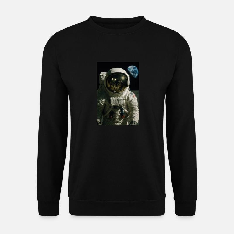 Mondlandung Hoax Konzeptkunst - Unisex Pullover - Schwarz