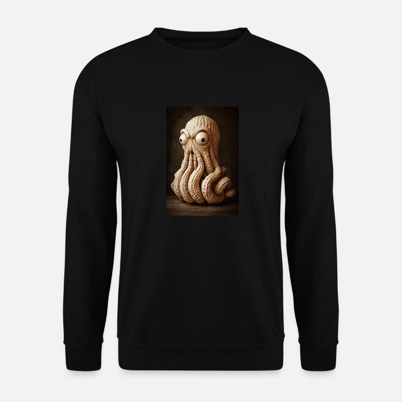 Peanut Octopus Madness - Unisex Sweatshirt - black