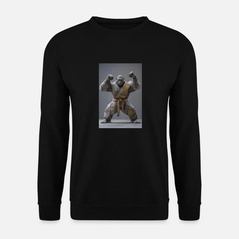 Sumo Gorilla Krieger - Unisex Pullover - Schwarz