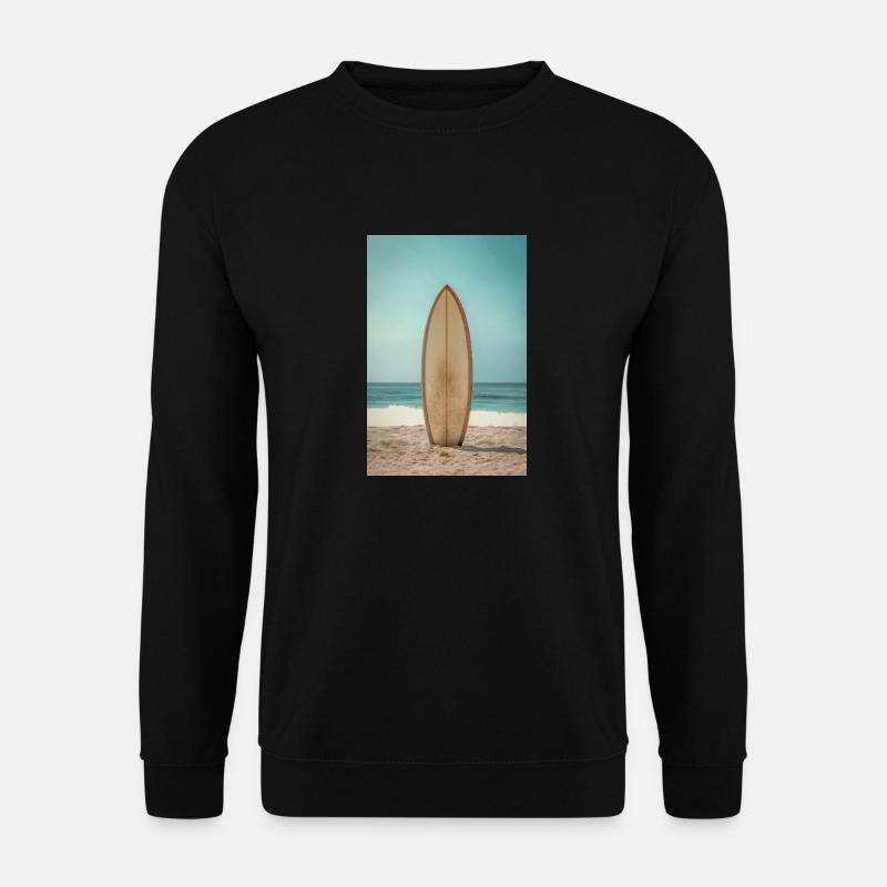 Black & White Surf Explosion - Unisex Sweatshirt - black