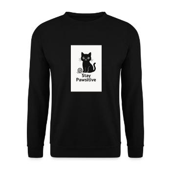CA7DEE3A 63E7 448E AB0C 3CFDCFB66845 - Unisex Pullover - Schwarz - Vorne - Alina (178cm) & Michal (187cm)
