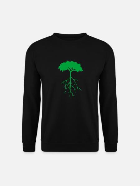 root tree - Unisex Sweatshirt - black