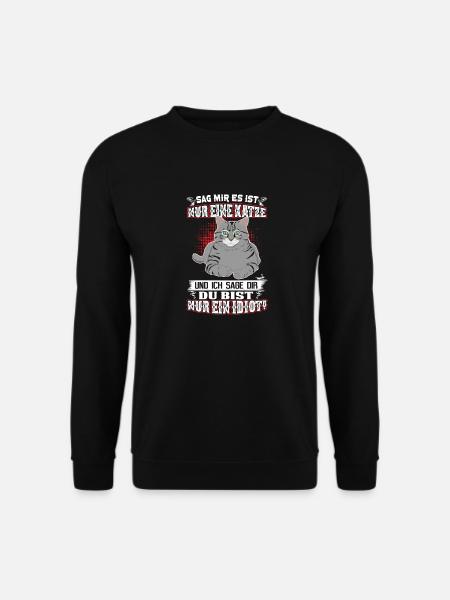 Nicht nur eine Katze - Unisex Pullover - Schwarz